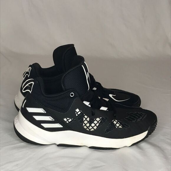 Adidas Size‎ 10 Mad Bounce Black and White Basketball Shoes LVL 029002 main image 4
